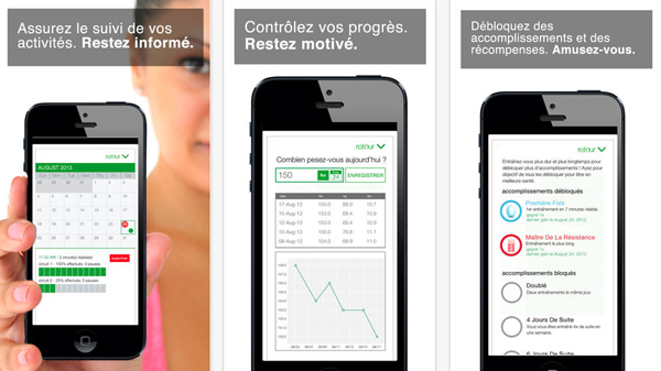 Fonctionnalités de l'appli 7 min workout Fonctionnalités de l'appli 7 min workout